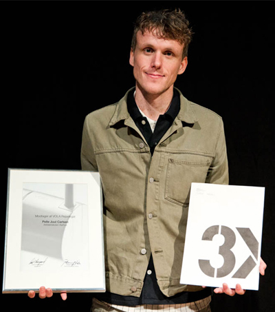 Pelle Juul Carlsen received both a VOLA Award and the 3XN/3xG Prize for his graduation project 'Alternativ til Fredericias Kanalby'.
