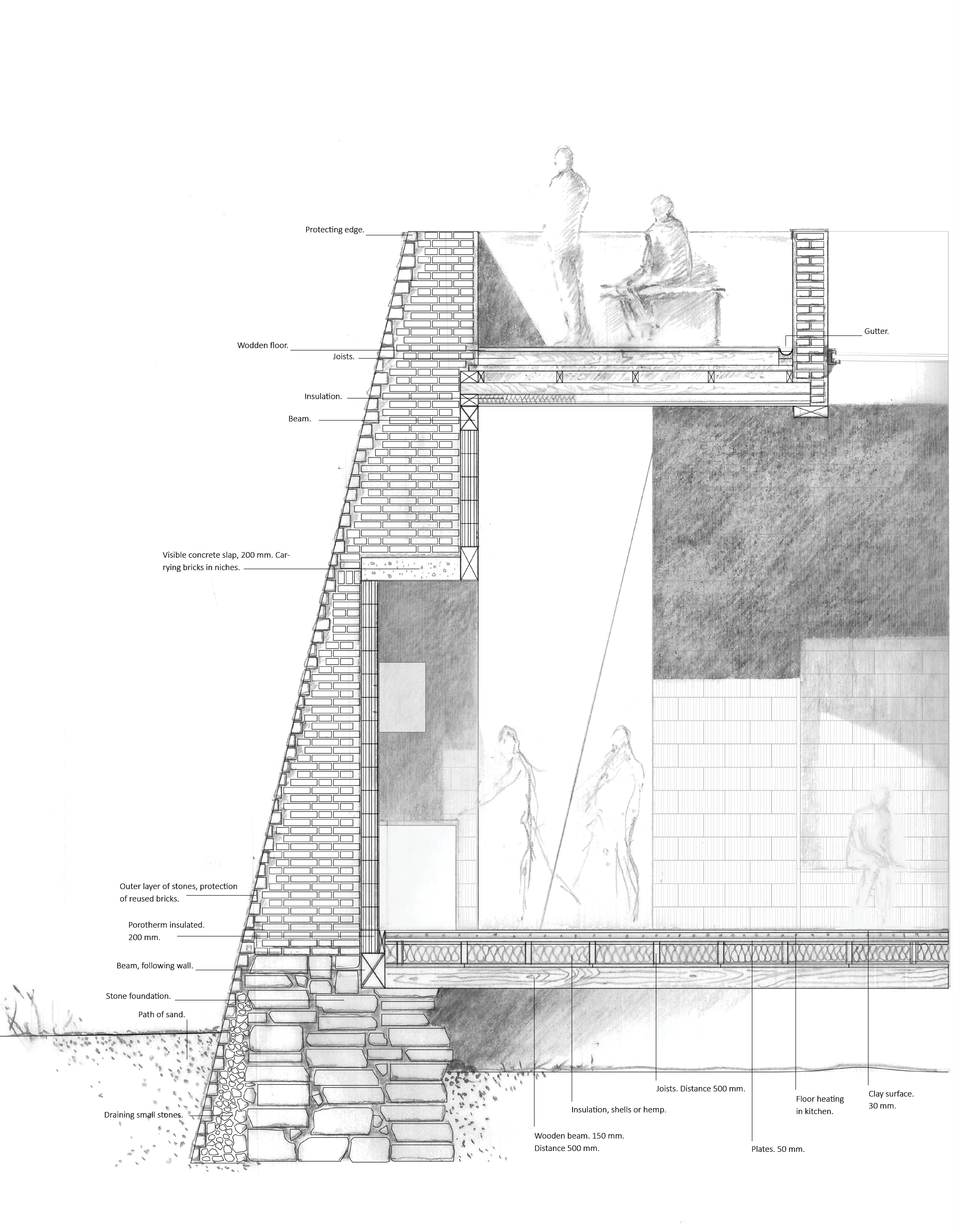 Shelter Behind Bricks/Lønstrup, Denmark