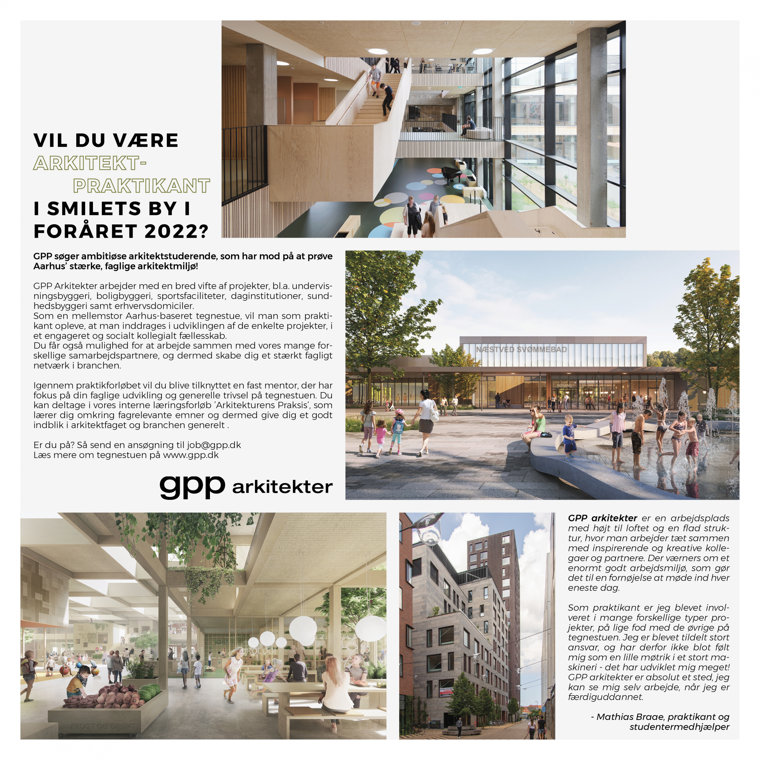 gpp arkitekter søger praktikant til foråret 2022