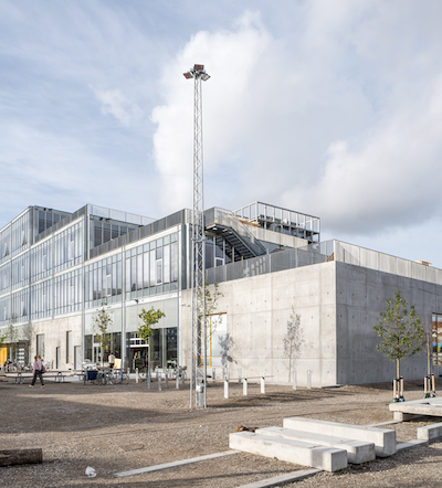 Den nye arkitektskole set fra sydvest. Foto: Rasmus Hjortshøj