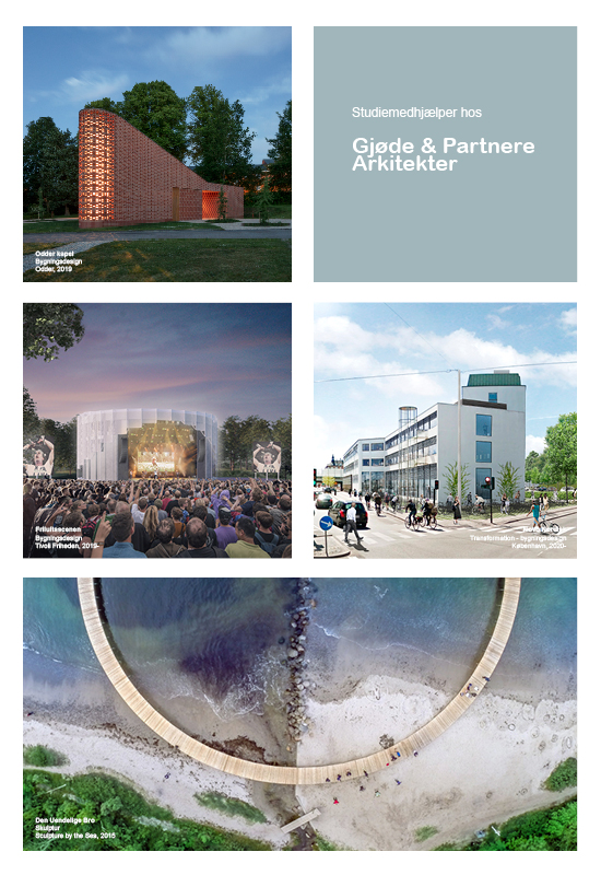 Studiemedhjælper hos Gjøde & Partnere Arkitekter