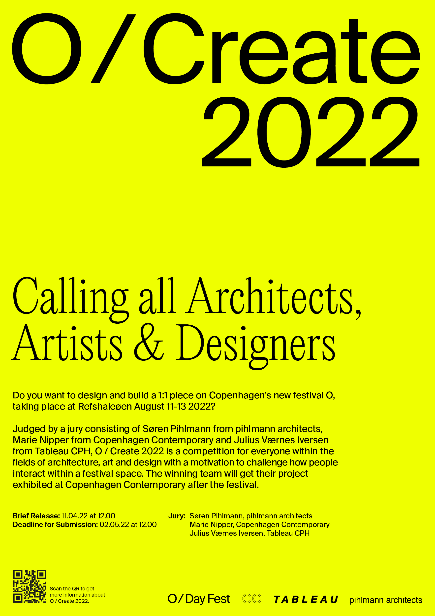 O / Create 2022 is Now Live; Calling all Young, Aspiring Architects, Artist and Designers