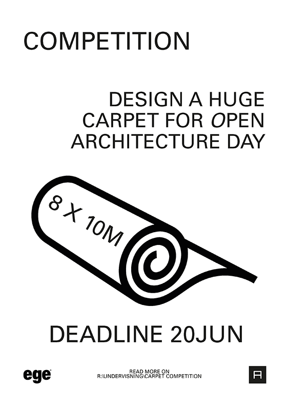 Design carpet for Udstillingen at Open Architecture Day 2022 (Deadline 20 June)