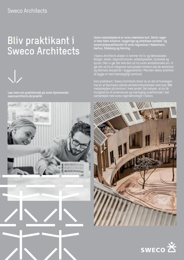 Bliv praktikant i Sweco Architects!