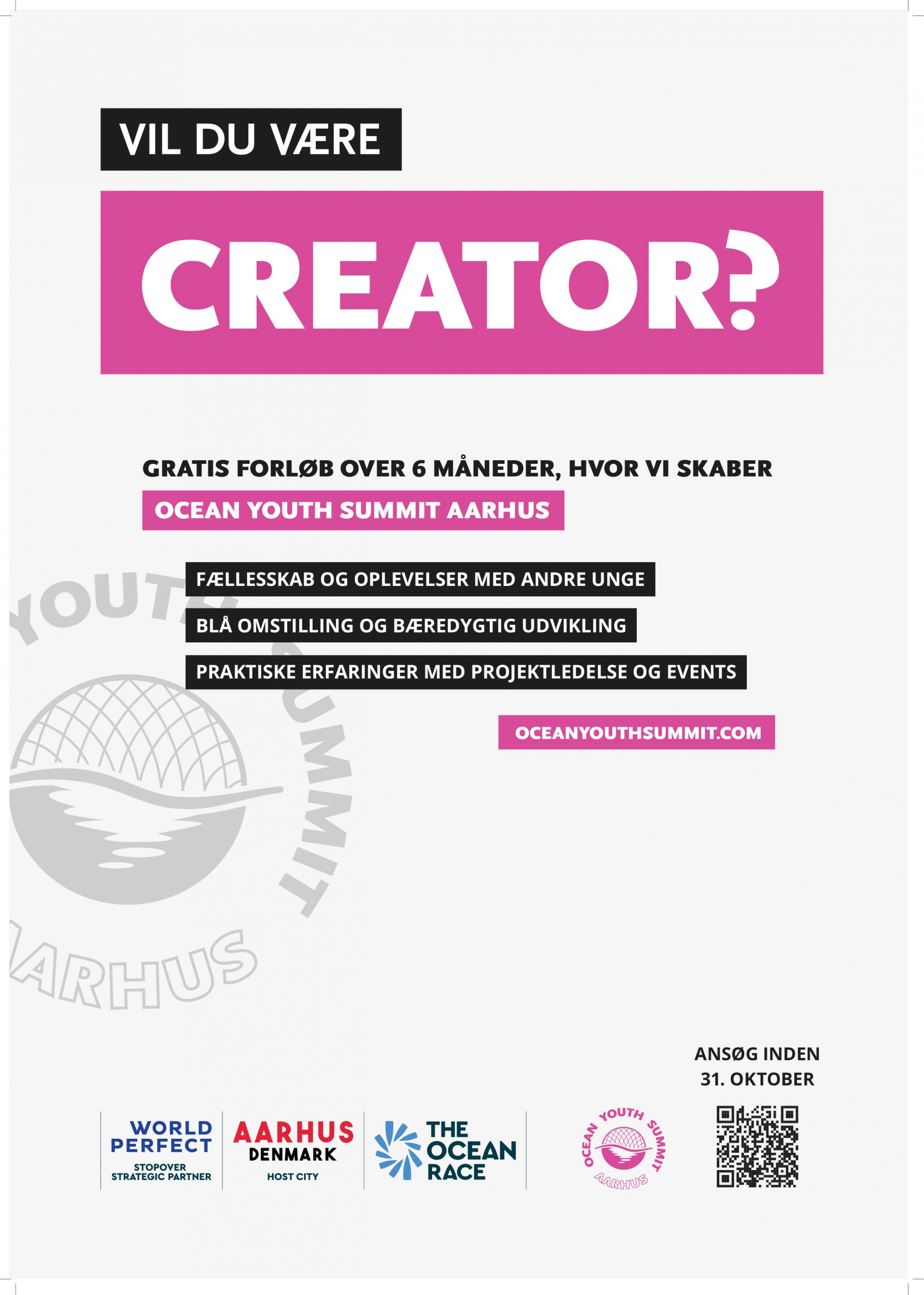 SKAL DU VÆRE CREATOR?