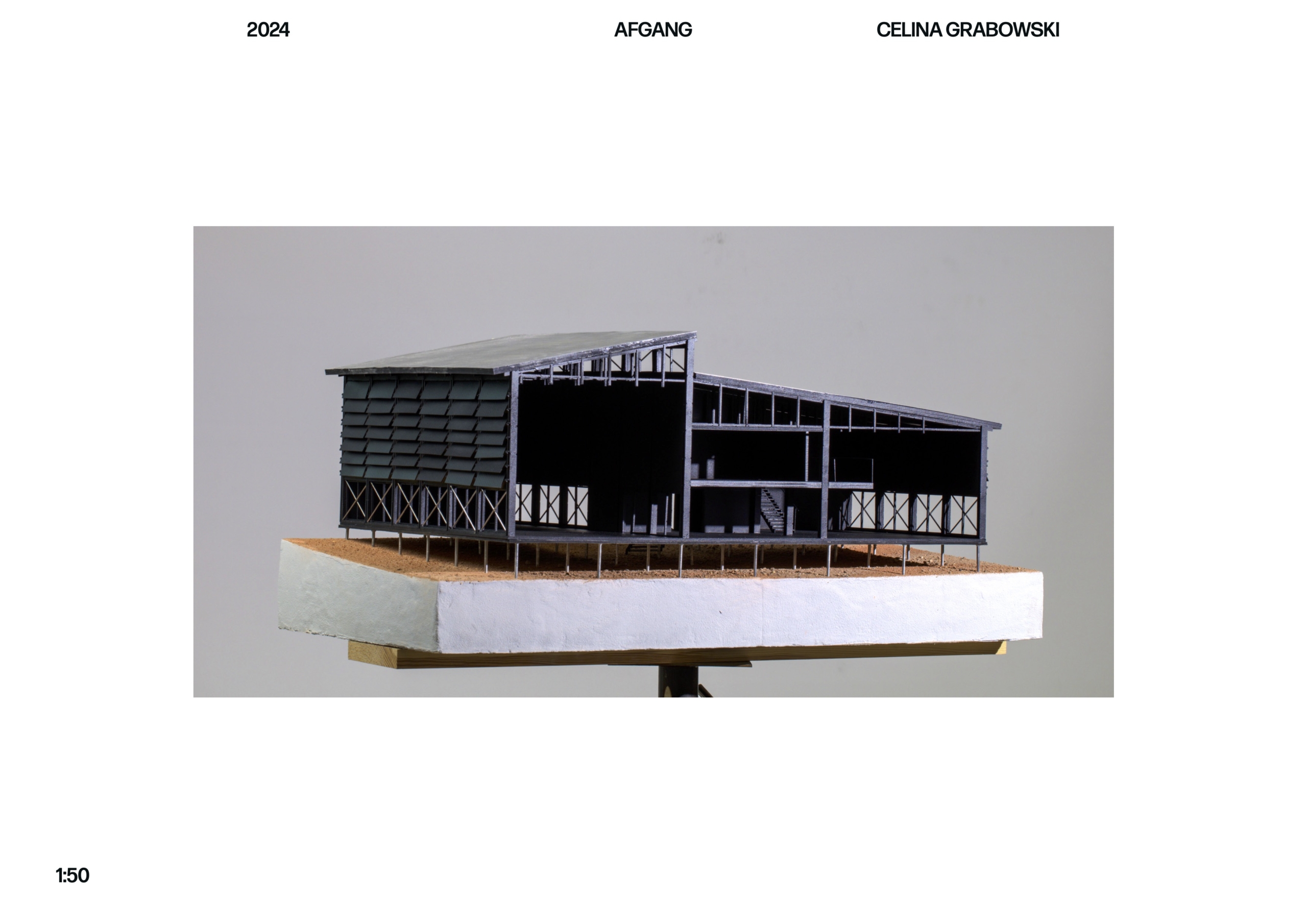 Foto af arkitekturmodel
