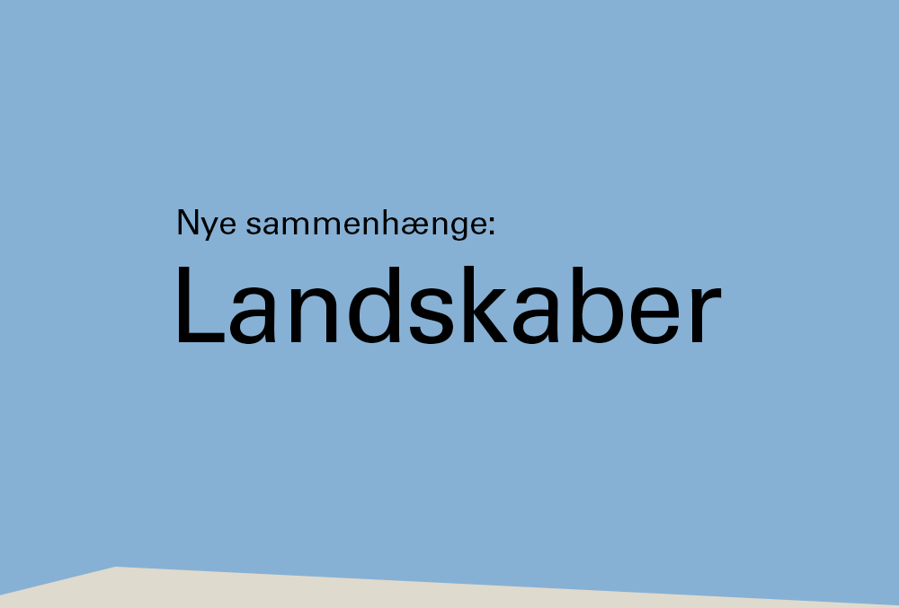 Nye sammenhænge landskaber Nye sammenhænge Landskaber
