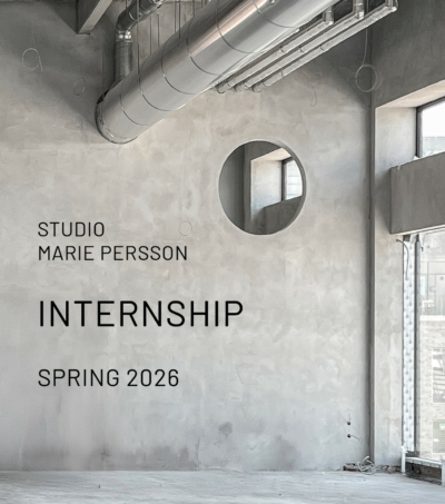 Praktikopslag Studio Marie Persson