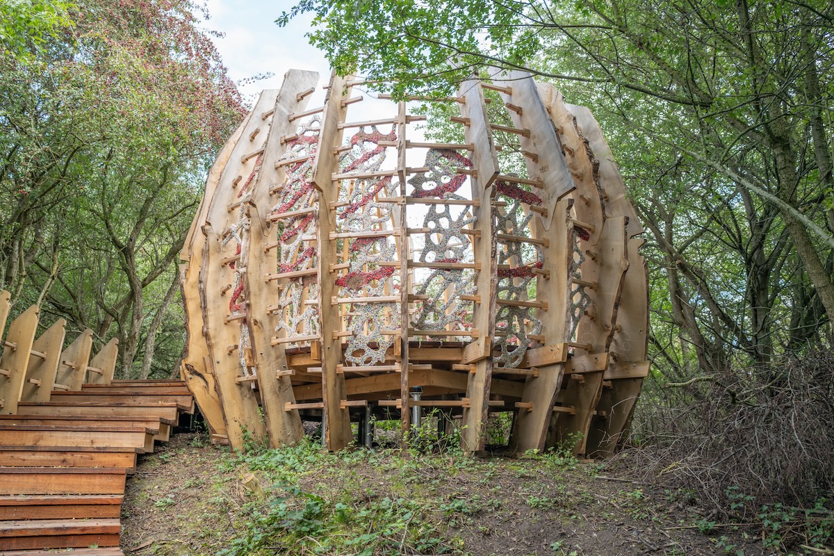 Tingstedet i Eskelunden vest for Aarhus er et udendørs læringsrum.