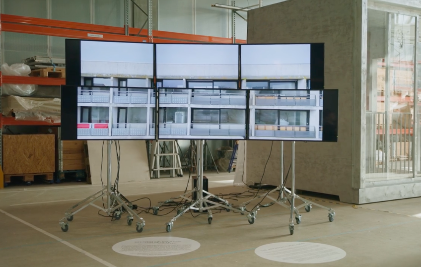 Keeping Up Palaces for people. Exhibition by Carolina Dayer & Ruth Baumeister.